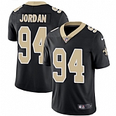 Nike Men & Women & Youth Saints 94 Cameron Jordan Black NFL Vapor Untouchable Limited Jersey,baseball caps,new era cap wholesale,wholesale hats